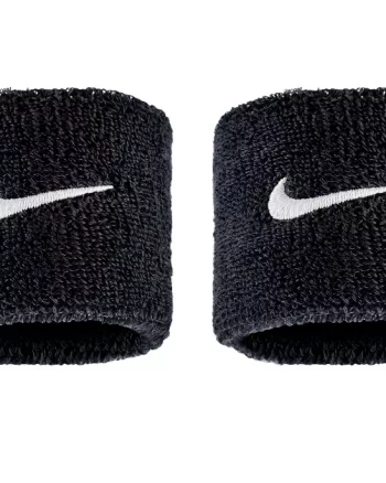 NIKE SWOOSH CLASSIC WRISTBANDS "BLACK/WHITE"