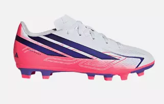 F50 Hyperfast club FG/MG junior "FTWWHT/SOLPUR/SOLTUR"-Adidas