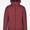 Blåhø 2.0 Dunjakke Jr "New Maroon" - Jotunheim