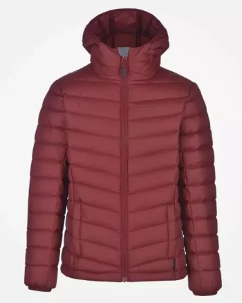 Blåhø 2.0 Dunjakke Jr "New Maroon" - Jotunheim