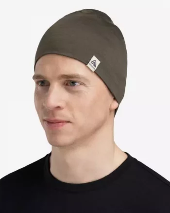 LightWool 140 Relaxed Beanie "Tarmac" One Size - Aclima