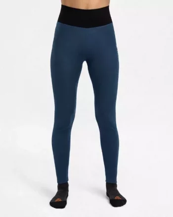 WarmWool Longs High Waist W´s "Midnight Navy" - Aclima