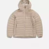 Lom Light Down Hood Jacket Women "Beige" - Bergans