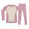 MULTI SPORT MERINO 190 SET KID "FOXGLOVE/VINTAGE" - Devold