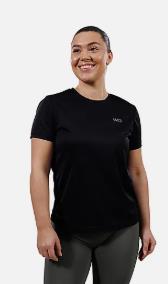 Atlanta V" W S/S Tee "black"- Workout