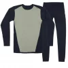 MULTI SPORT MERINO 190 SET MAN "INK/FOG" - Devold