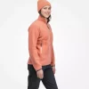 Rabot Merino Fleece Midlayer Jacket Women "Light Weathered Red" - Bergans