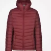 Blåhø 2.0 Dunjakke Dame "New Maroon" - Jotunheim