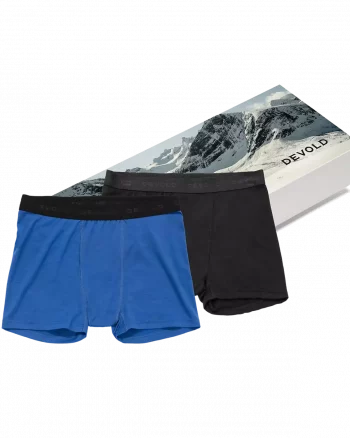 BREEZE MERINO 150 BOXER MAN 2PK "BLACK/ROYAL" - Devold