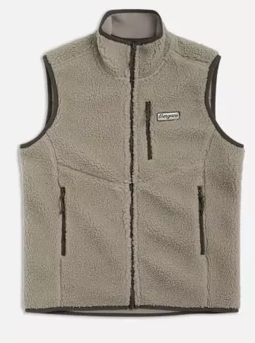 Lunnan Pile Fleece Vest men "Coastal sand"- Bergans