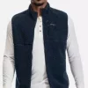 Lunnan Pile Fleece Vest men "navy blue"- Bergans