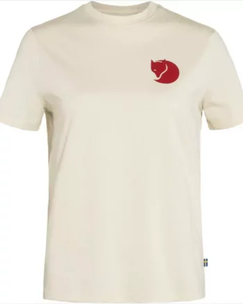 Fox Boxy Logo Tee W "Chalk White" - Fjällräven