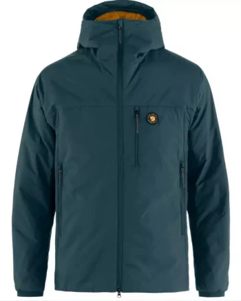 Bergtagen 60 Insulated Jacket M "Mountain Blue/Mustard Yellow" - Fjällräven