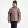 Junior Warm Down Jacket Unisex "Rock Taupe" - Bergans