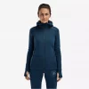 Fleecewool Hooded Jacket W´s "Midnight Navy" - Aclima
