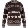 Jacquard Knit W "Black Oak-Light Beige" - Fjällräven