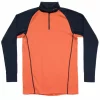 DUO ACTIVE MERINO 205 Z.NECK MAN "BRICK" - Devold