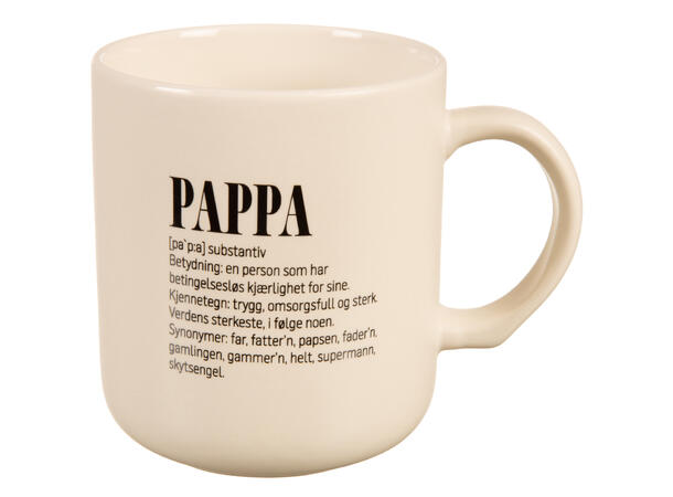 KRUS Definisjon hvit m/sort Pappa