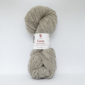 LUNA LAMULLGARN  450 Melert lys brun