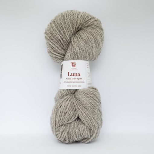 LUNA LAMULLGARN  450 Melert lys brun
