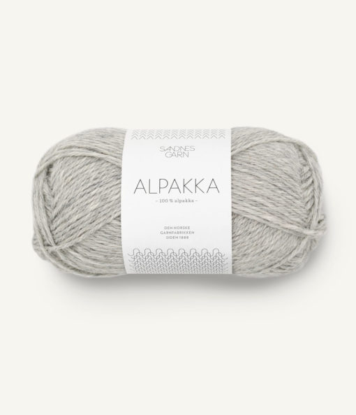 ALPAKKA  1032 Lys gråmelert