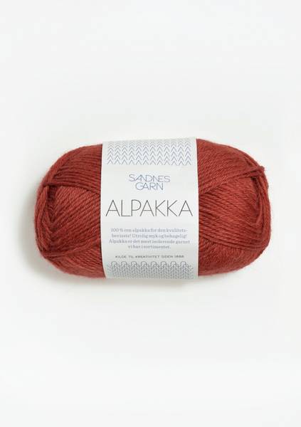 ALPAKKA  4035 Mørk terrakotta