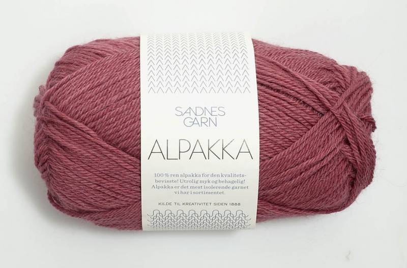 ALPAKKA  4244 Mørk gammelrosa