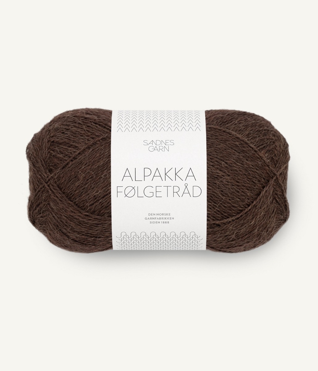 ALPAKKA FØLGETRÅD  3091 Cacao Nibs