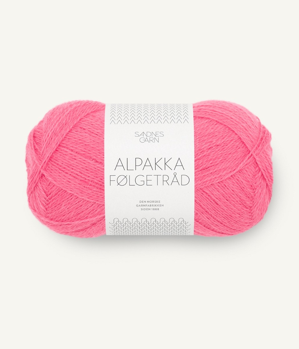 ALPAKKA FØLGETRÅD  4315  Bubblegum Pink