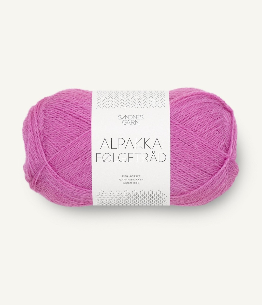 ALPAKKA FØLGETRÅD  4628 Magenta