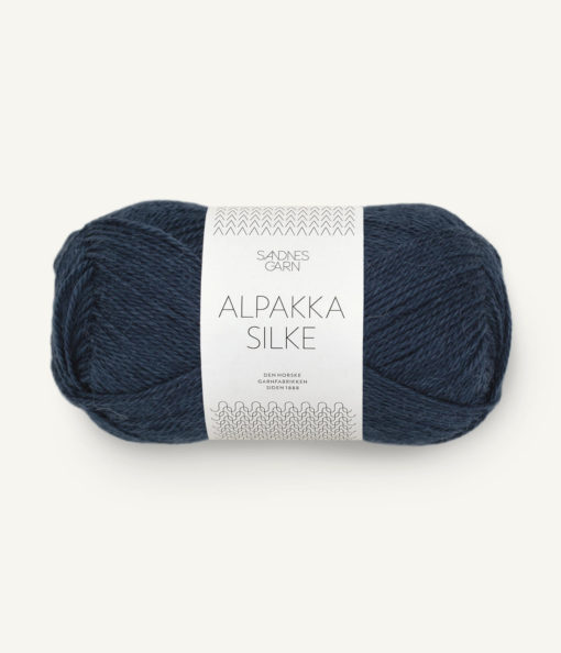 ALPAKKA/SILKE  6081 Mørk gråblå