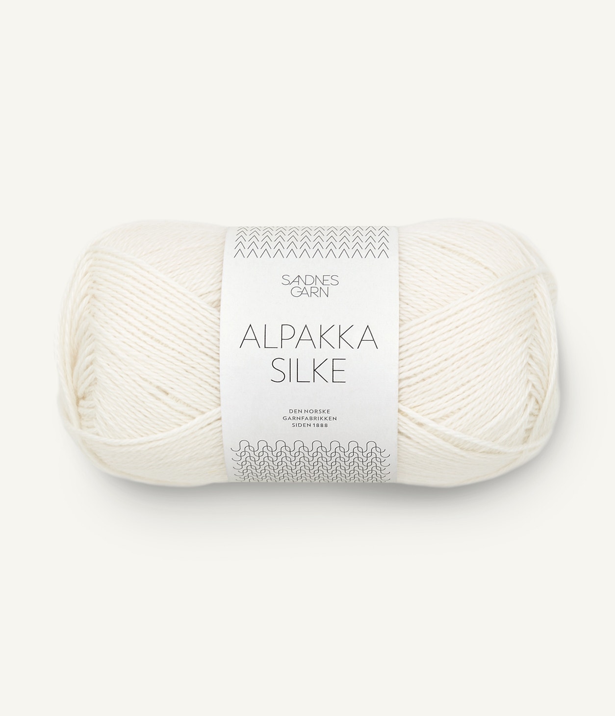 ALPAKKA/SILKE  1002 Hvit