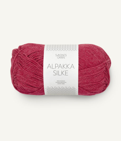 ALPAKKA/SILKE  4327 Bringebærrød