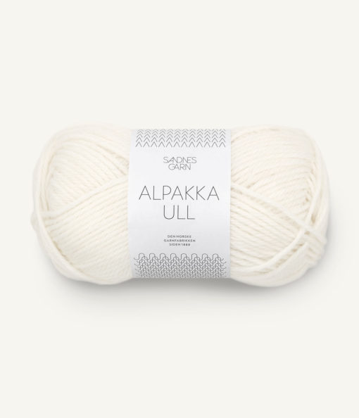 ALPAKKA/ULL  1002 Hvit