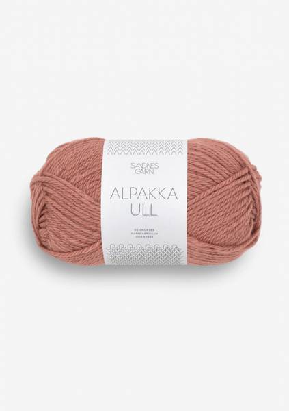 ALPAKKA/ULL  3553 Støvet plommerosa