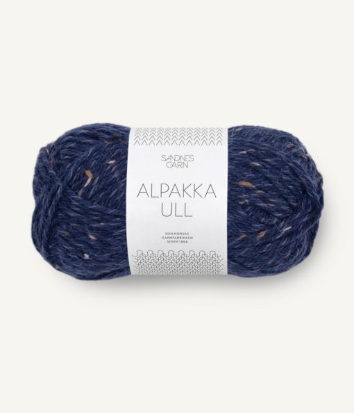 ALPAKKA/ULL  5585 Marineblå Tweed