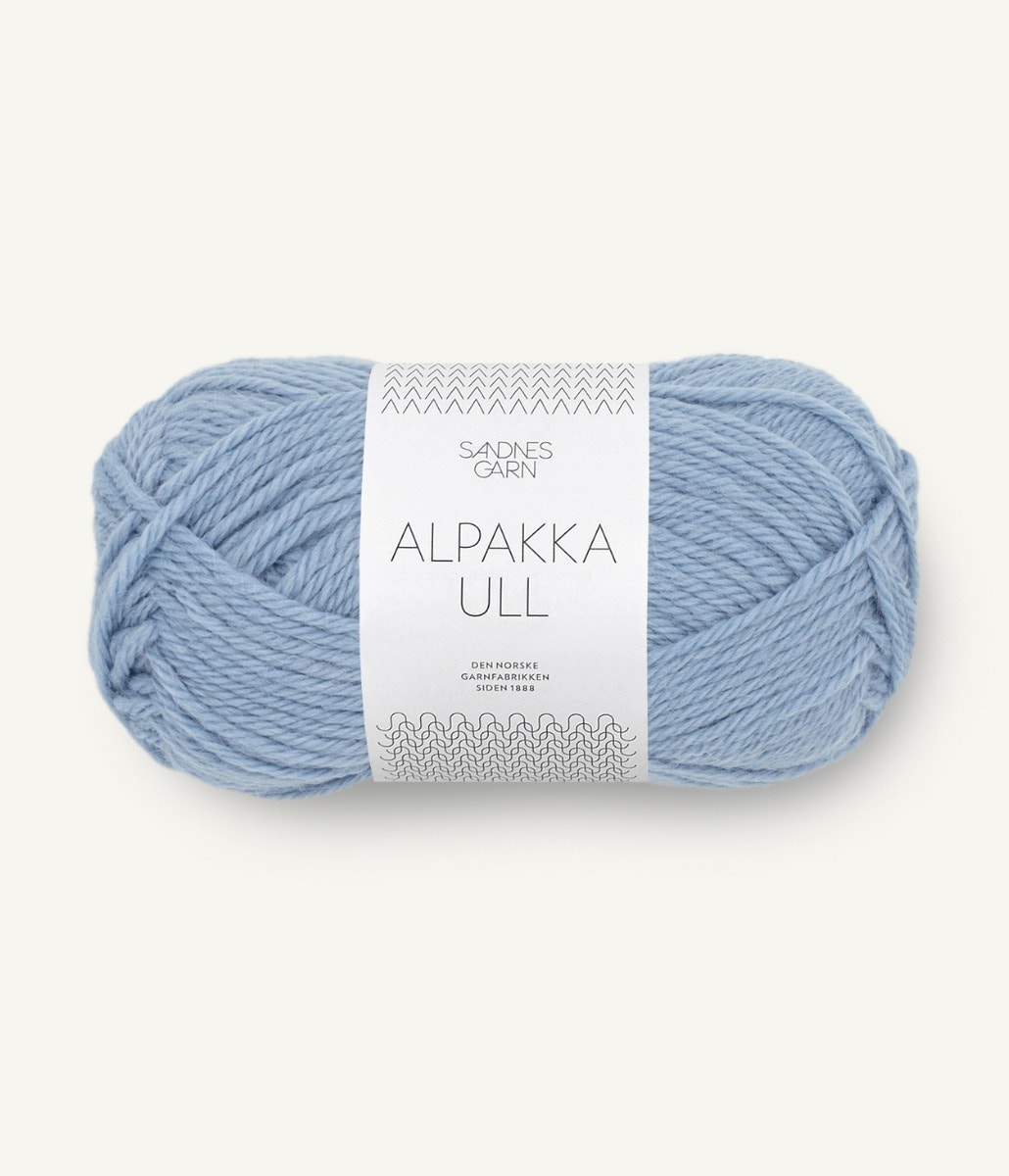 ALPAKKA/ULL  6032 Blå Hortensia