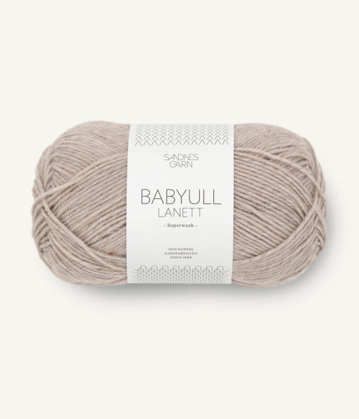 BABYULL LANETT  2650 Gråbeige melert