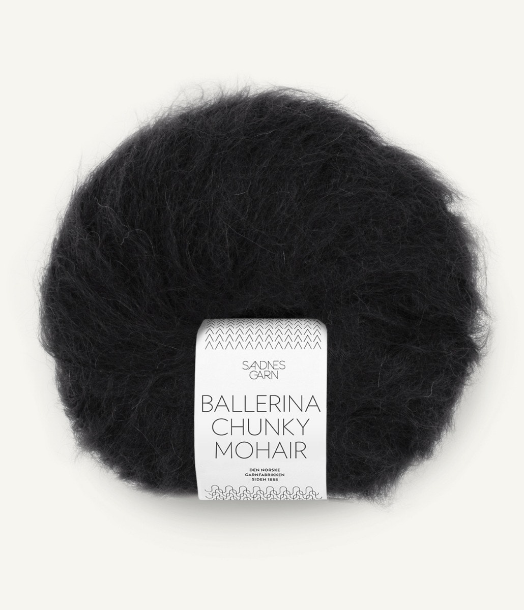 BALLERINA CHUNKY MOHAIR  1099 Svart