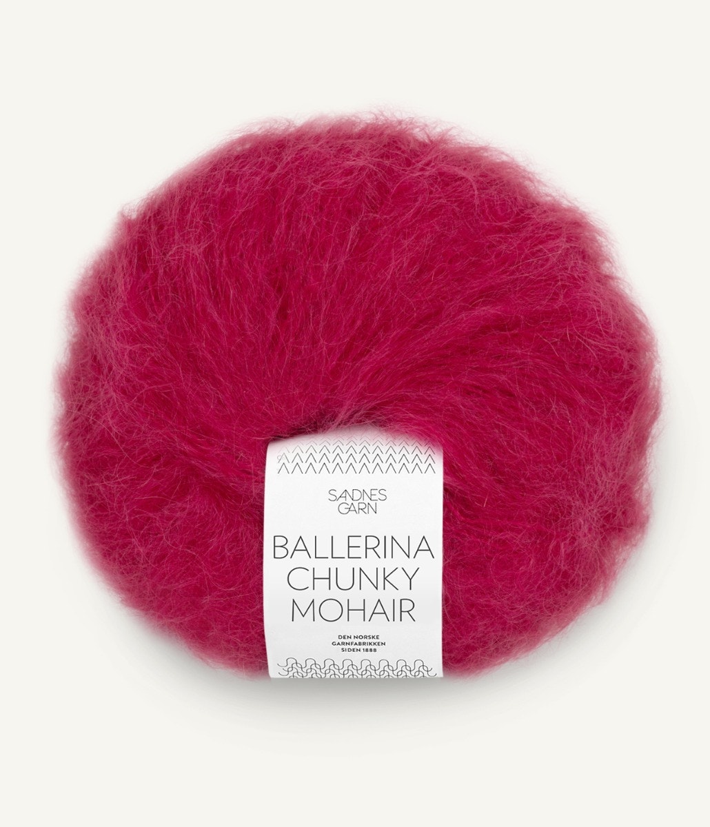 BALLERINA CHUNKY MOHAIR  4255 Rumba Red