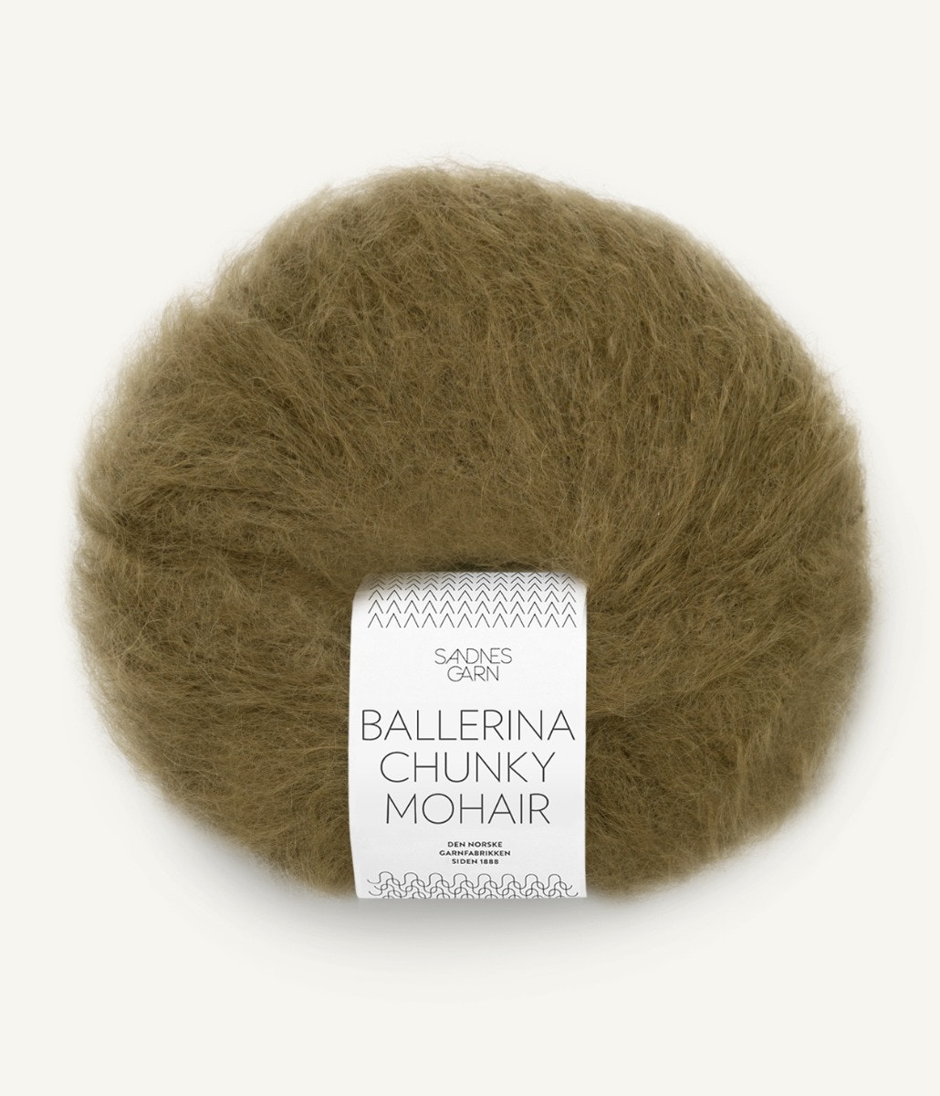 BALLERINA CHUNKY MOHAIR  9873 Dark Olive