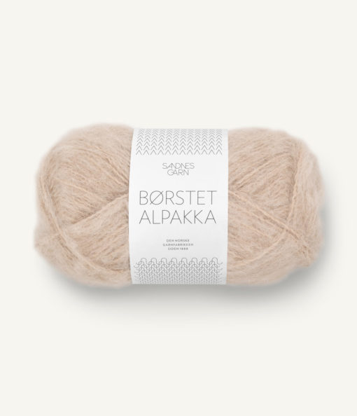 BØRSTET ALPAKKA  3021 Beige