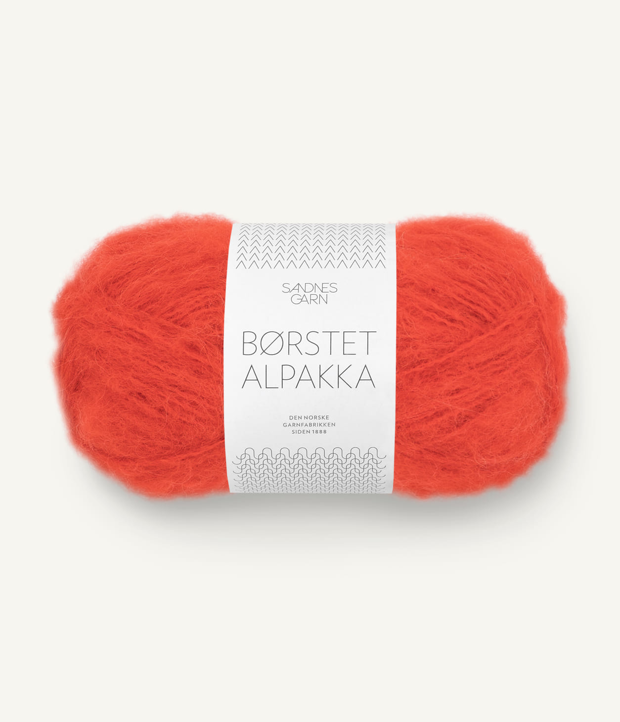 BØRSTET ALPAKKA  3819 Spicy orange