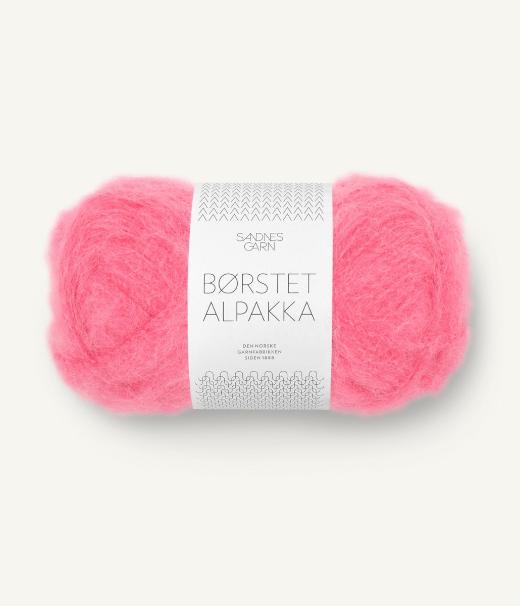 BØRSTET ALPAKKA  4315 Bubblegum Pink