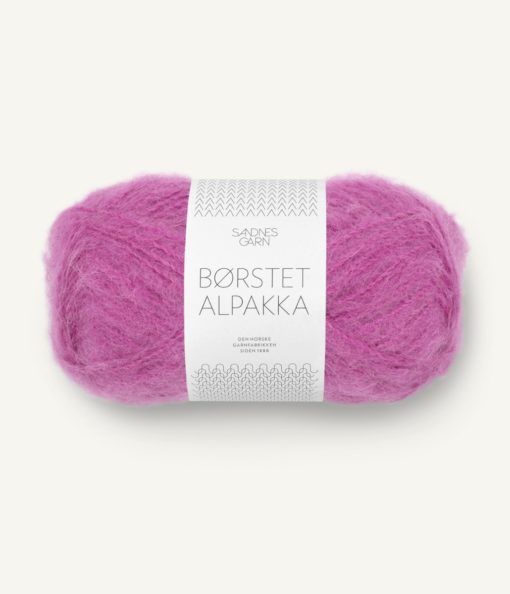 BØRSTET ALPAKKA  4628 Magenta