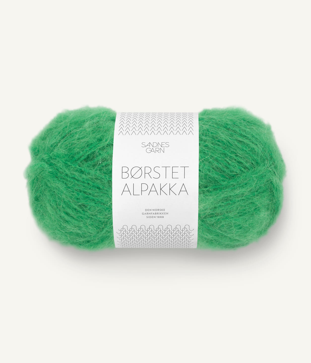 BØRSTET ALPAKKA  8236 Jelly bean green