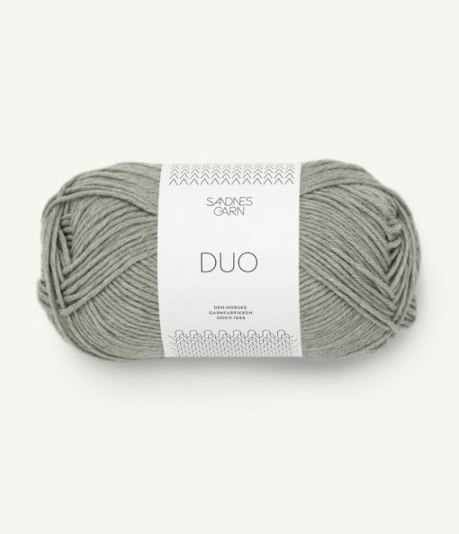 DUO  8521 Støvet lys grønn