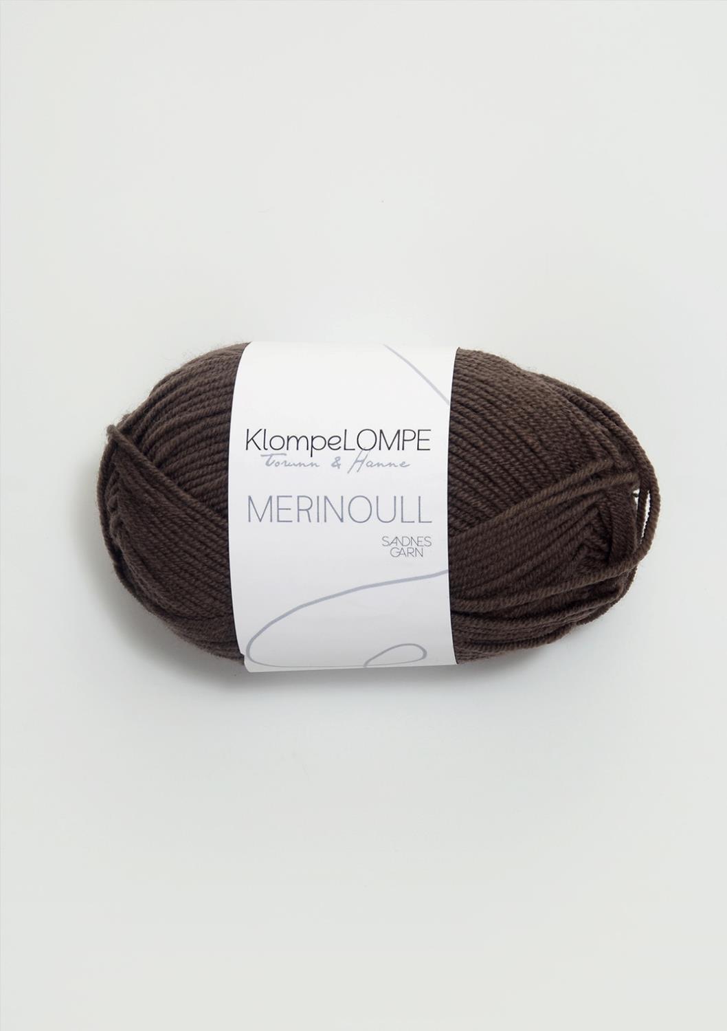 KL MERINOULL  3081 Mørk brun