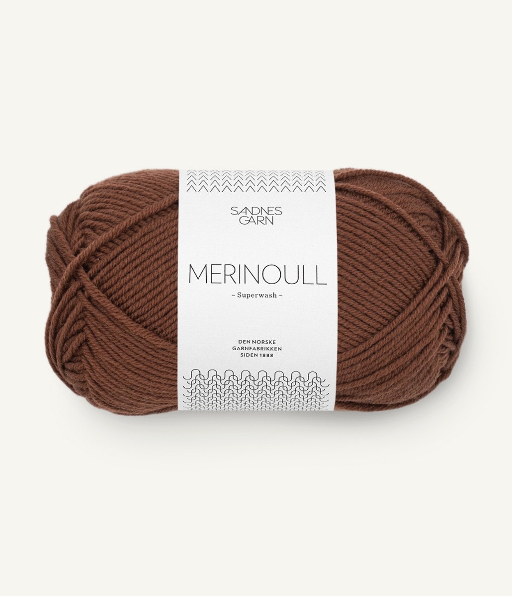 MERINOULL  3073 Varm Brun