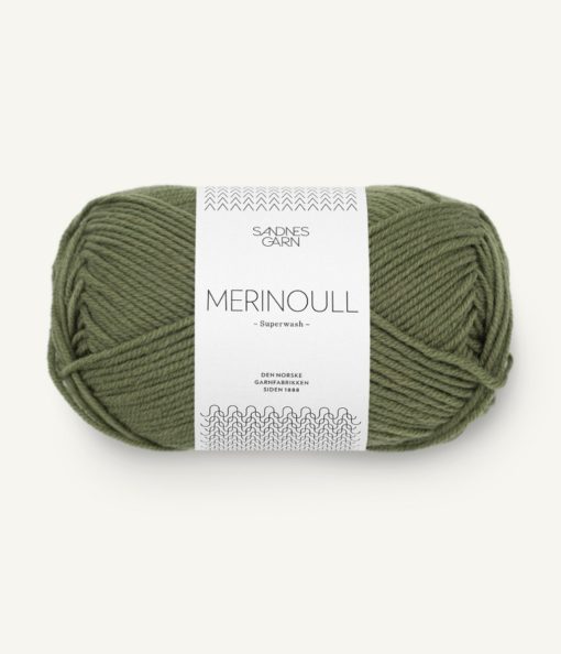 MERINOULL  9062 Olivengrønn